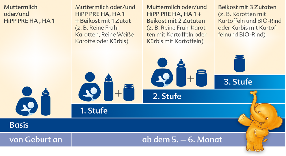HiPP Stufenkonzept Beikost