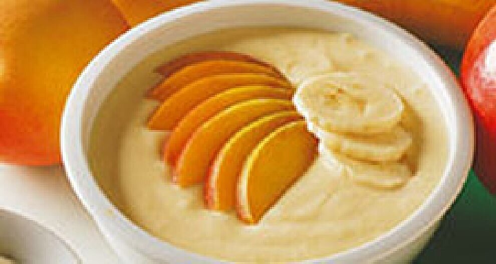 Pfirsich-Bananen-Dessert