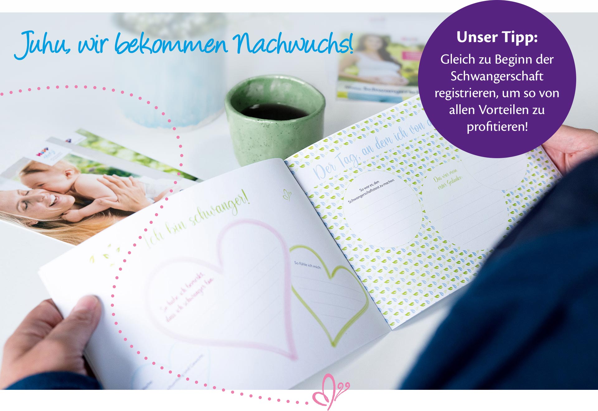 Ihr HiPP Mein BabyClub Paket zu Beginn der Schwangerschaft