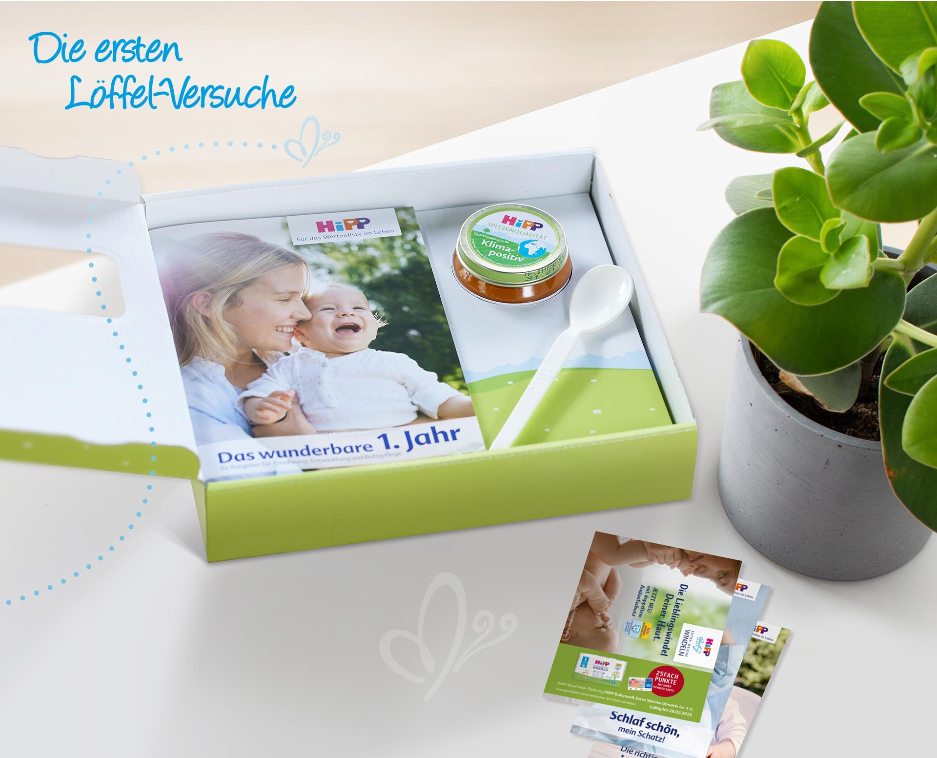 Ihr HiPP Mein BabyClub Paket zum Beikoststart (im 5. Lebensmonat)