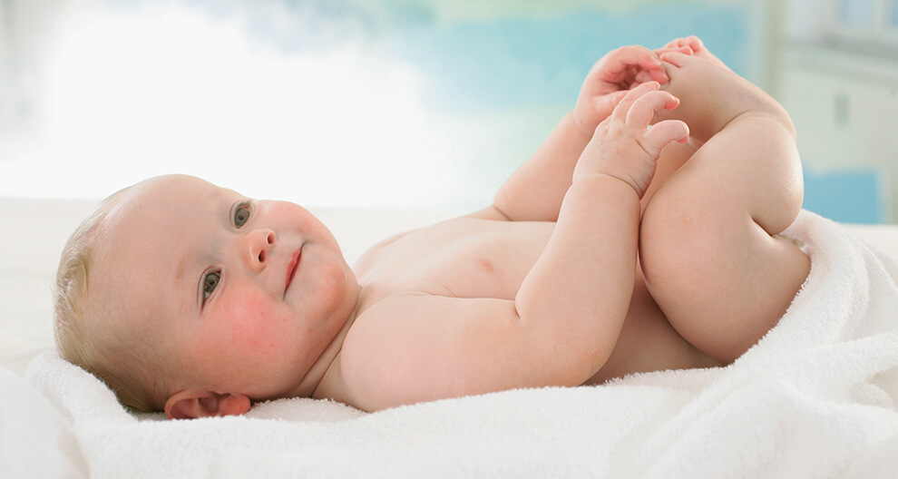 Ursachen eines wunden Pos bei Babys